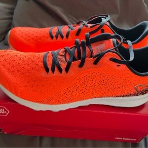 New Balance Men's Bright Orange Athletic Shoes